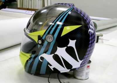 La Wraps Walker Wilkerson Custom Race Helmet Wrap